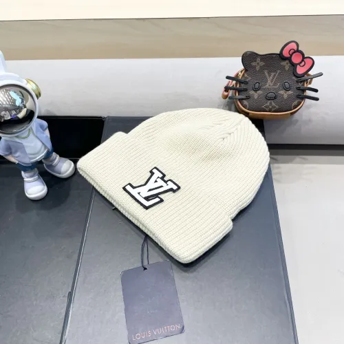 Louis Vuitton Womens Mens Cap Knit Hat Luxury Brand with Original Box  