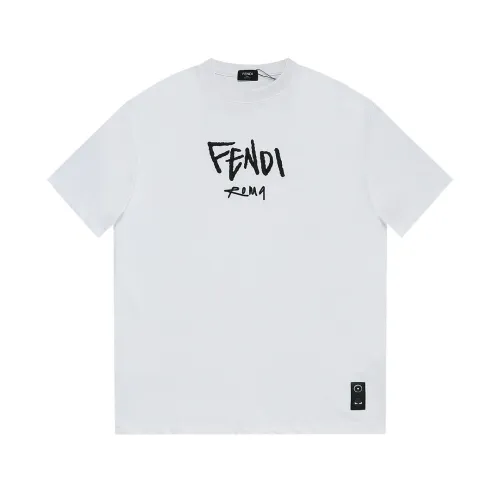 Fendi Luxury Brand Women Mens Short Sleeve T-Shirt   