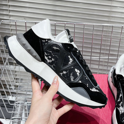 Valentino Womens Shoes Sneakers Leather Luxury Brand Women Rockstud Untitled Shoes with Original Box Whatsapp 
