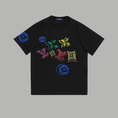 Louis Vuitton Luxury Brand Men Womens Short Sleeve T-Shirt   