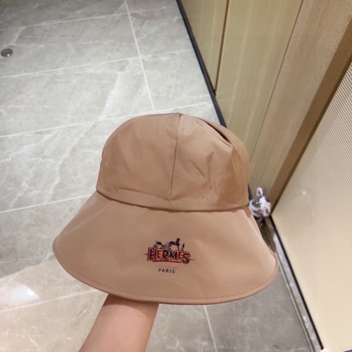 Hermes Womens Hats Luxury Brand Design Hermes Bucket Hat Straw Hat with Original Box  