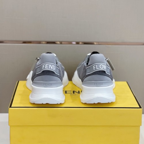 Fendi Mens Shoes Fashion Sneakers Luxury Brand Casual Fendi Flow Low-Top Sneakers Shoes for Men with Original Box