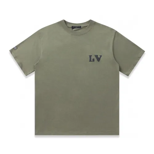 Louis Vuitton Luxury Brand Men Womens Short Sleeve T-Shirt   