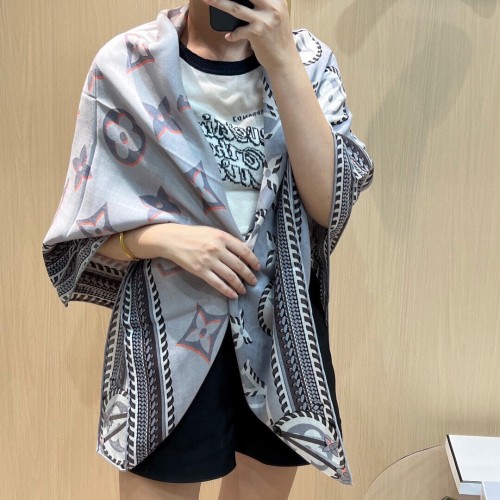 Louis Vuitton Scarves Womens Fashion Scarf with Original Box   