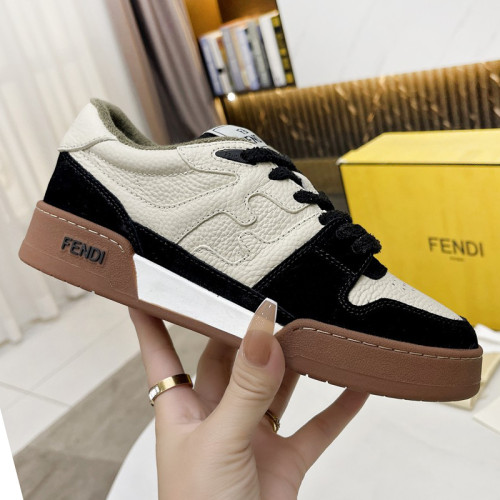 Fendi Mens Shoes Fashion Sneakers Luxury Brand Casual Fendi Trainer Sneakers Match Basse Shoes for Men with Original Box