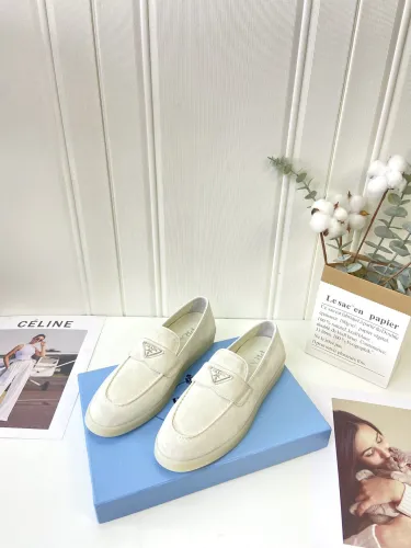 Prada Womens Shoes Casual Luxury Brand Fashion Loafers for Women with Original Box Whatsapp 