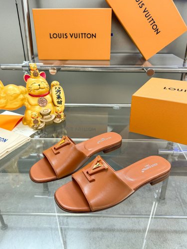 Louis Vuitton Womens Shoes Sandals Slippers Luxury Brand with Original Box  