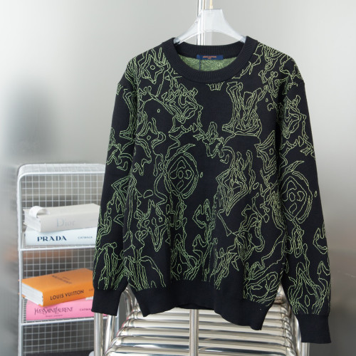 Louis Vuitton Women Mens Sweaters Knitwears Luxury Brand Mens Knitwear Top Quality   