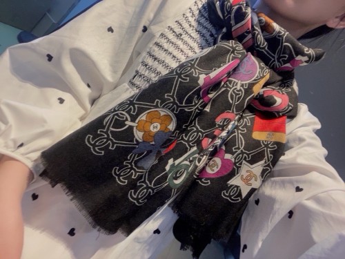 Chanel Scarves Womens Fashion Scarf 083