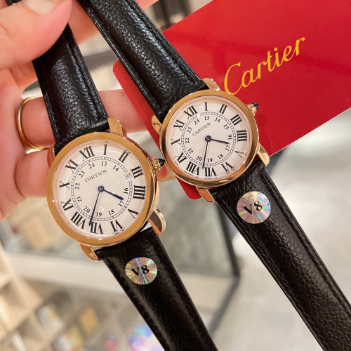 Cartier Men Womens Watch Luxury Brand Design Fashion Type with Original Box
