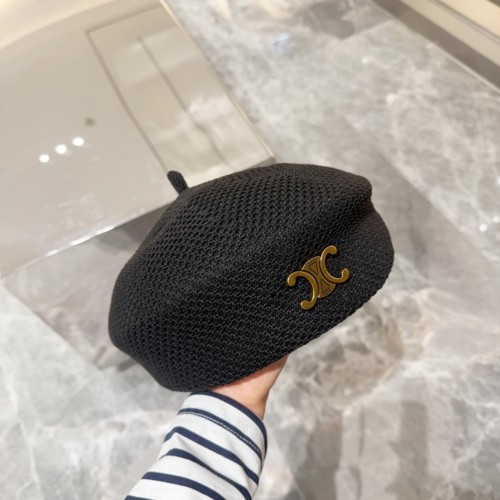 Celine Womens Hats Luxury Brand Design Celine Beret Hat with Original Box  
