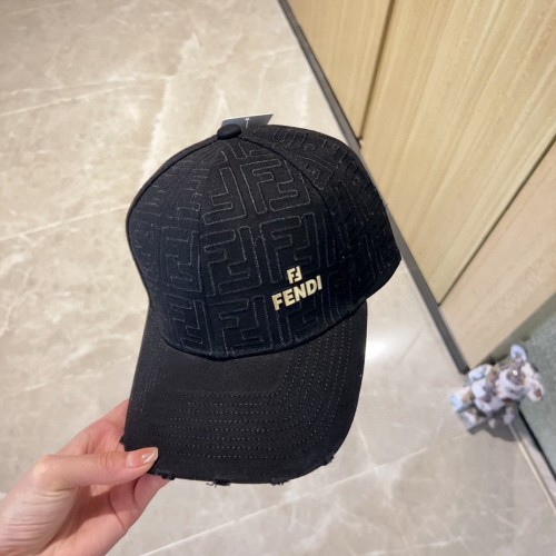 Fendi Men Womens Baseball Hat Luxury Brand Design Fendi Cap with Original Box  