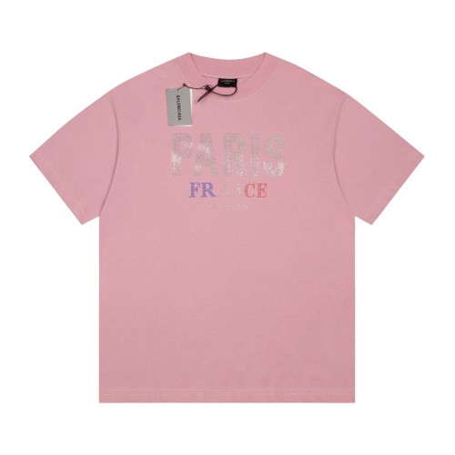 Balenciaga Luxury Brand Women Mens Short Sleeve T-Shirt   