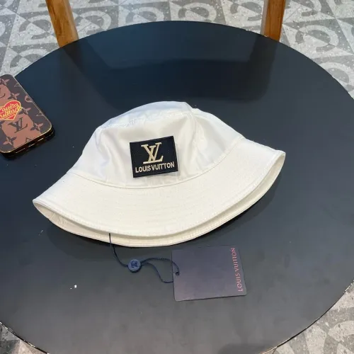 Louis Vuitton Womens Mens Cap Bucket Hat Luxury Brand with Original Box  