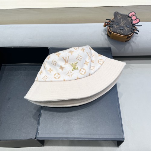 Louis Vuitton Womens Mens Cap Bucket Hat Luxury Brand with Original Box  