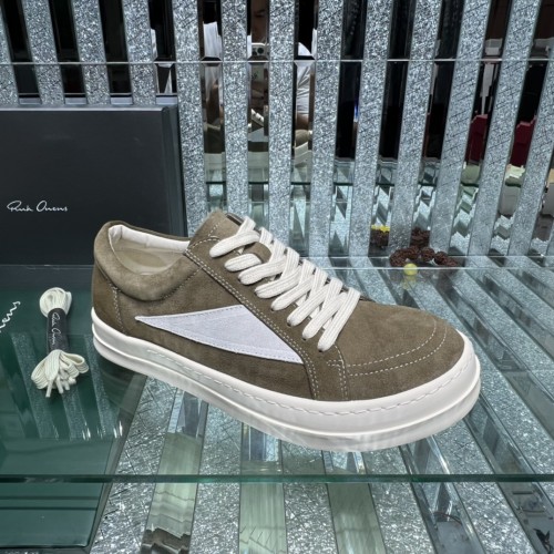 Rick Owens Men Shoes Sneakers Breathable Mens Casual Shoes with Original Box