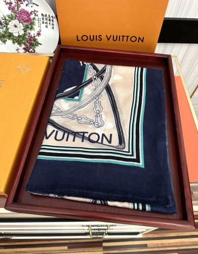 Louis Vuitton Scarves Womens Fashion Scarf with Original Box   