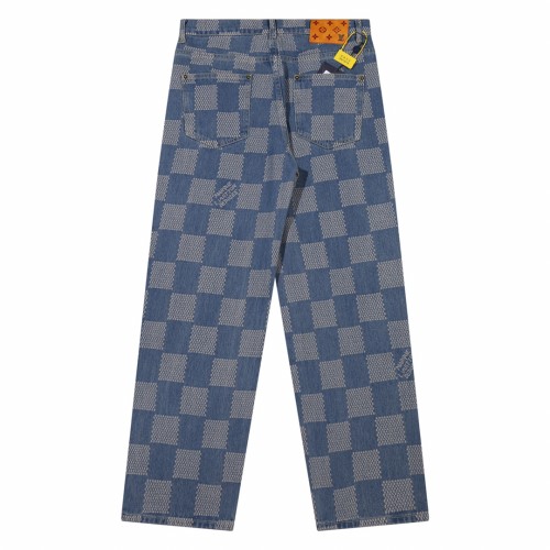 Louis Vuitton Luxury Brand Women Mens Pant Jeans   