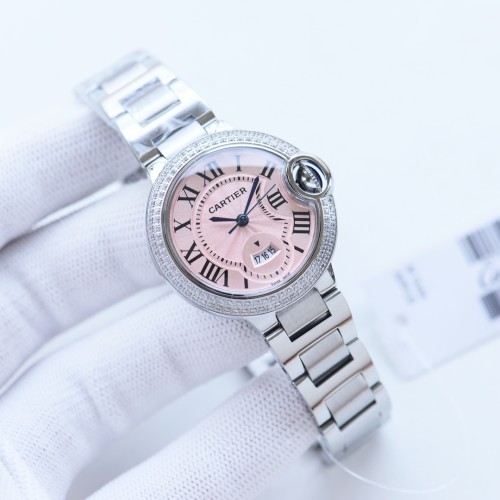 Cartier Womens Watch Luxury Brand Design Fashion Type with Original Box