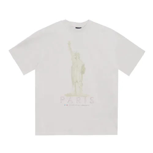 Balenciaga Luxury Brand Women Mens Short Sleeve T-Shirt   