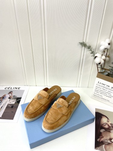 Prada Womens Shoes Casual Luxury Brand Fashion Loafers for Women with Original Box Whatsapp 