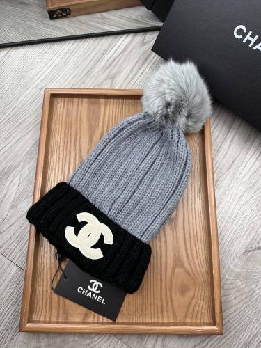 Chanel Womens Hats Luxury Brand Knit Hat with Original Box  