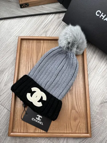 Chanel Womens Hats Luxury Brand Knit Hat with Original Box  