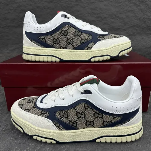 Gucci Mens Shoes Sneakers Luxury Brand Fashion Men's Gucci Re-Web trainer in leather with Original Box Whatsapp 