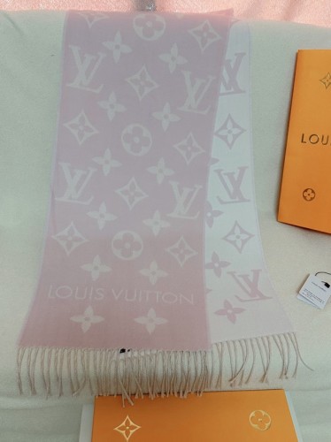 Louis Vuitton Scarves Men Womens Fashion Scarf with Original Box   