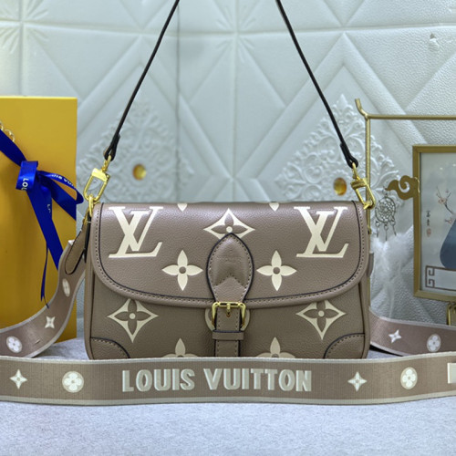 Louis Vuitton Womens Bags Shoulder Bag Luxury Brand Fashion Monogram Empreinte Leather M46584 with Original Box  