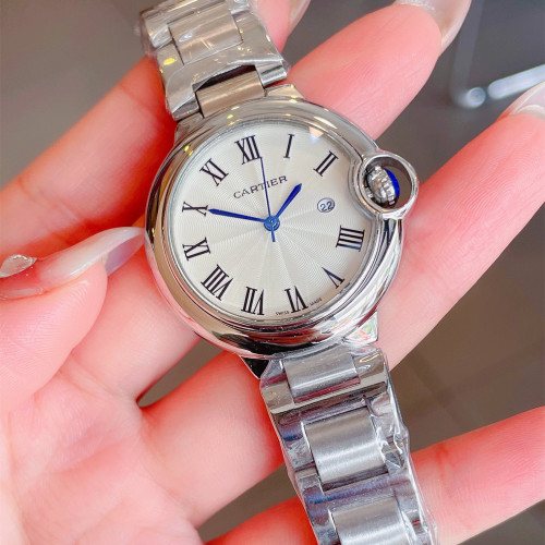 Cartier Womens Watch Luxury Brand Design Fashion Type with Original Box