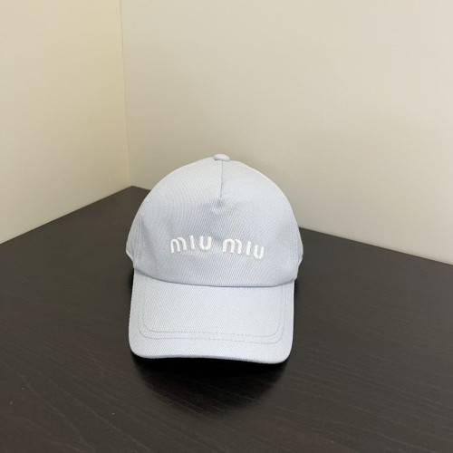 Miumiu Womens Mens Cap Baseball Hat Luxury Brand with Original Box  