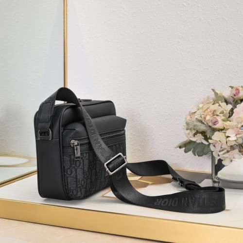 Dior Womens Mens Unisex Bag Shoulder Bags Luxury Brand Design Rider 2.0 Zipped Messenger Bag with Original Box  