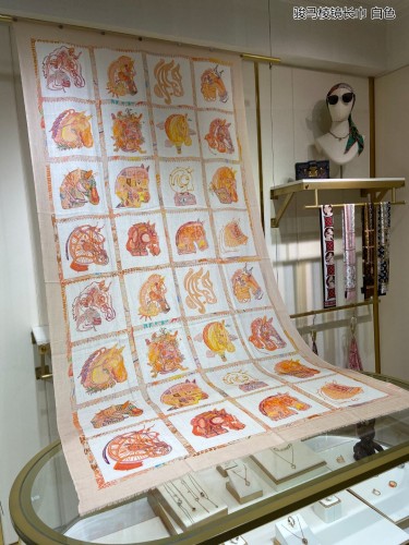 Hermes Scarves Womens Fashion Scarf Shawl 177