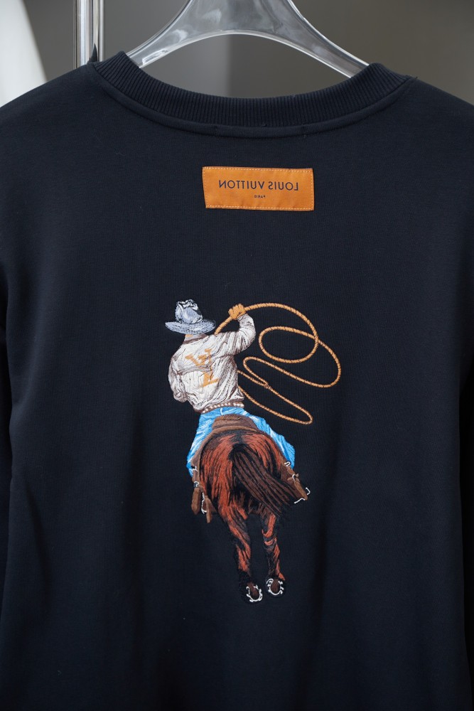 Louis Vuitton Womens Mens Long Sleeve Sweatshirt Luxury Brand Mens Sweatshirts   