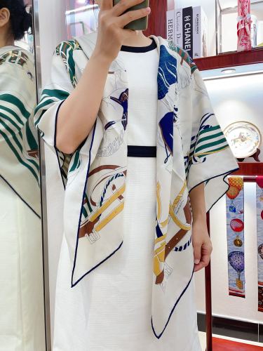 Hermes Scarves Womens Fashion Scarf Shawl 124