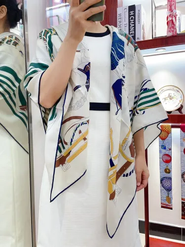 Hermes Scarves Womens Fashion Scarf Shawl 124