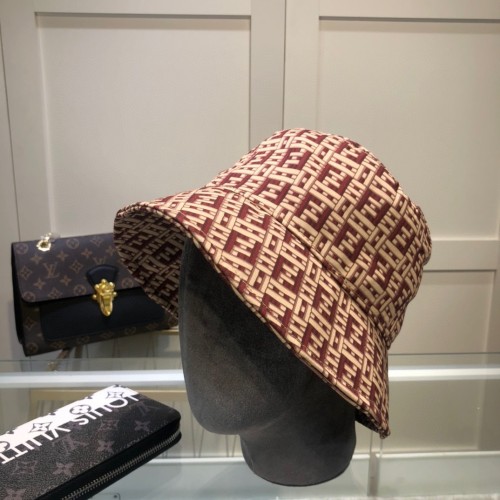Fendi Men Womens Bucket Hat Luxury Brand Design Fendi Cap with Original Box  