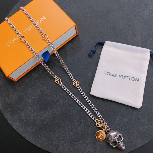 Louis Vuitton Luxury Men Womens Necklace