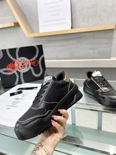Versace Men Shoes Fashion Sneakers Luxury Brand Top Quality Breathable Versace Odissea Sneaker with Original Box whatsapp  