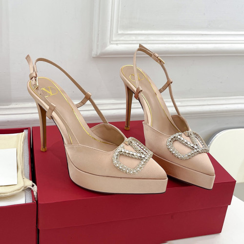 Valentino Garavani Women Fashion Shoes Pumps Luxury Brand Vlogo Signature Calfskin with Original Box 11cm Heel Whatsapp 