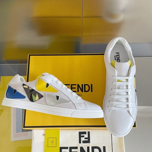 Fendi Mens Shoes Fashion Sneakers Luxury Brand Casual Shoes for Men with Original Box Whatsapp 