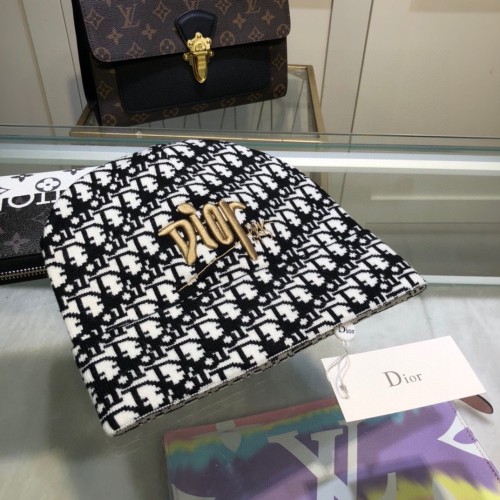 Dior Men Womens Knit Hat Luxury Brand Design Dior Cap with Original Box  