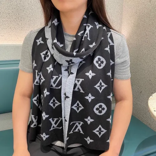 Louis Vuitton Scarves Men Womens Fashion Scarf with Original Box   