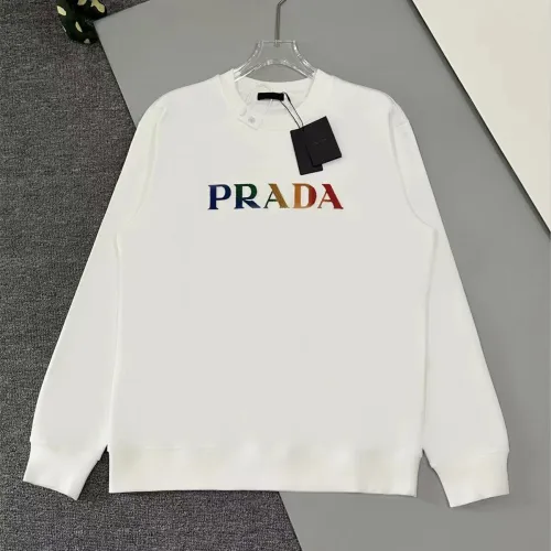 Prada Women Mens Long Sleeve T Shirts Sweatshirt Luxury Brand Mens Sweatshirts   