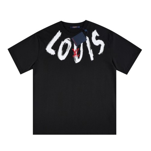 Louis Vuitton Luxury Brand Men Womens Short Sleeve T-Shirt   