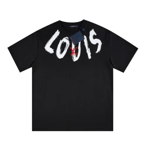 Louis Vuitton Luxury Brand Men Womens Short Sleeve T-Shirt   