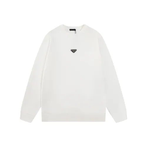 Prada Women Mens Sweatshirt Luxury Brand Mens Sweatshirts   