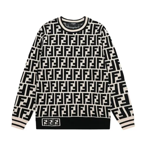 Fendi Women Mens Sweater Knitwears Luxury Brand Mens Knitwear Top Quality   
