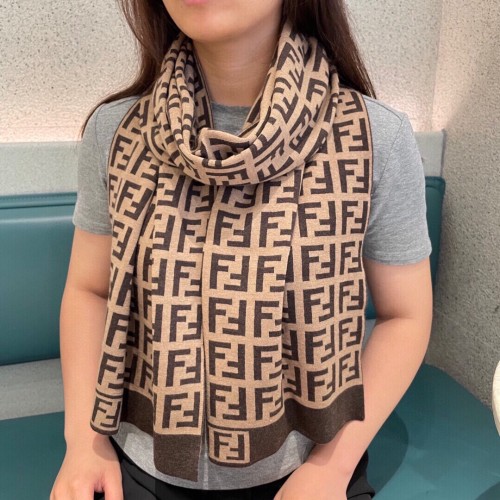 Fendi Scarves Men Womens Fashion Scarf074